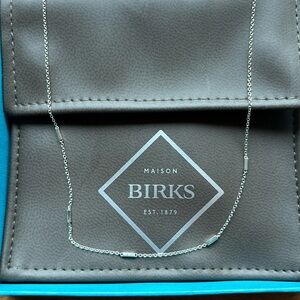 Birks 5-Station Bar Necklace